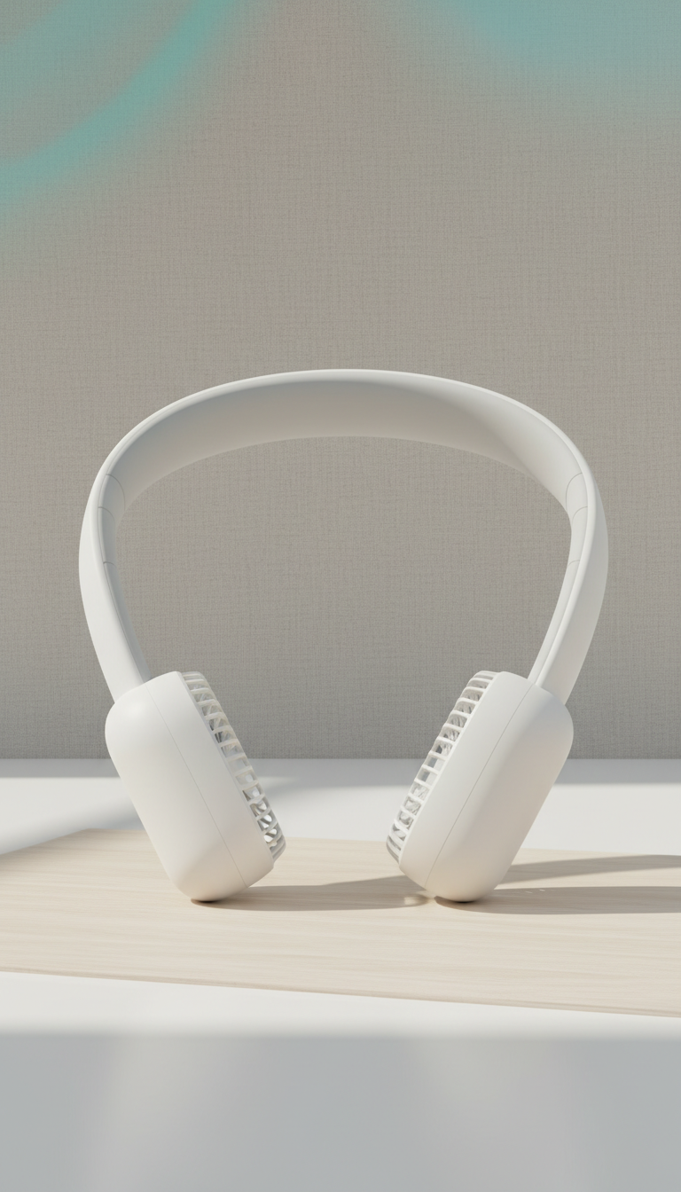 Ergonomic Neck Fan With Matte Finish