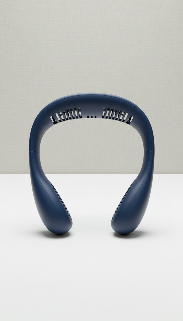 Portable Neck Fan With Soft Silicone